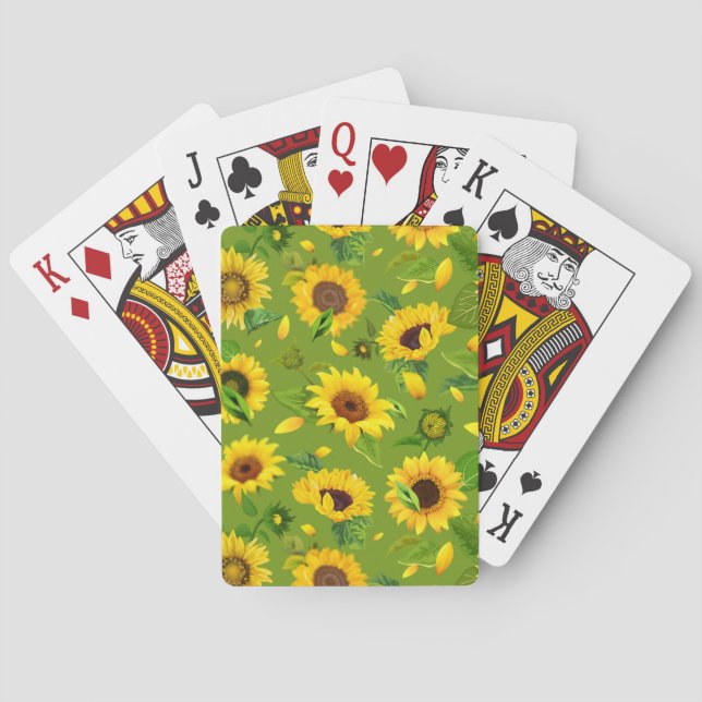 Baraja De Cartas Sunflower 4 (Reverso)