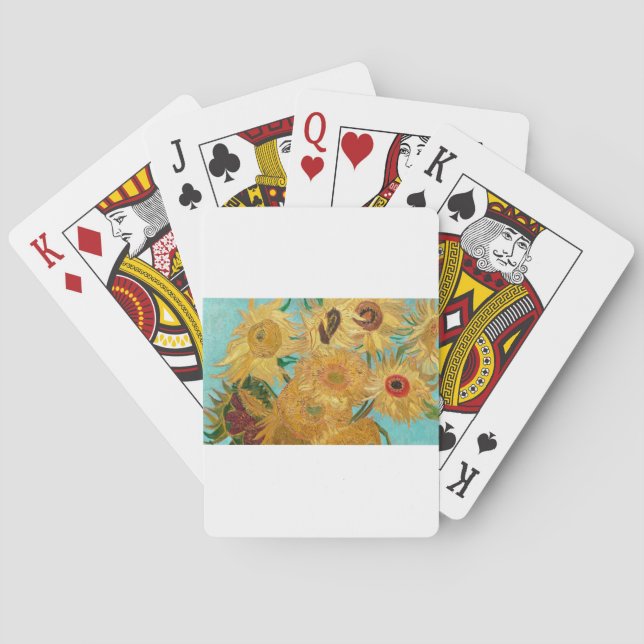 Baraja De Cartas Sunflowers de Vincent van Gogh (Reverso)