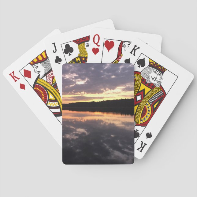 Baraja De Cartas Sunrise Over Bear Lake (Reverso)