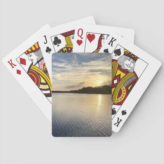 Baraja De Cartas Sunrise Over Wildcat Lake (Reverso)