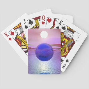 Baraja De Cartas Sunset azul