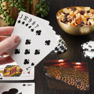 Baraja De Cartas Sunset Leopard