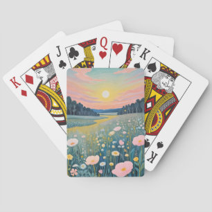 Baraja De Cartas Sunset Poppies