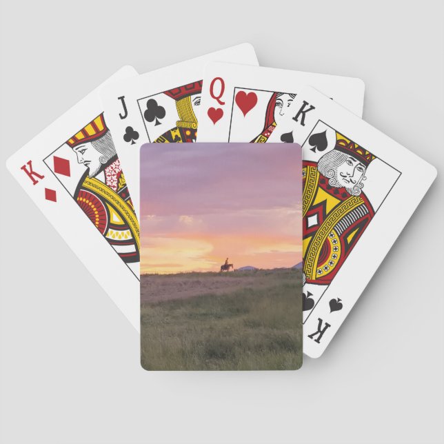 Baraja de cartas Sunset Ride (Reverso)