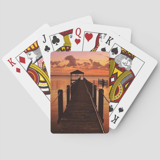 Baraja De Cartas Sunset Sky (Reverso)