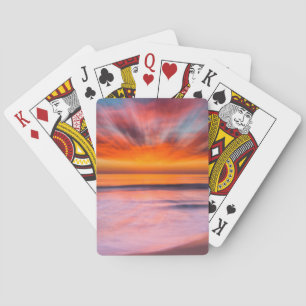 Baraja De Cartas Sunset Tamarack Beach  Carlsbad, CA