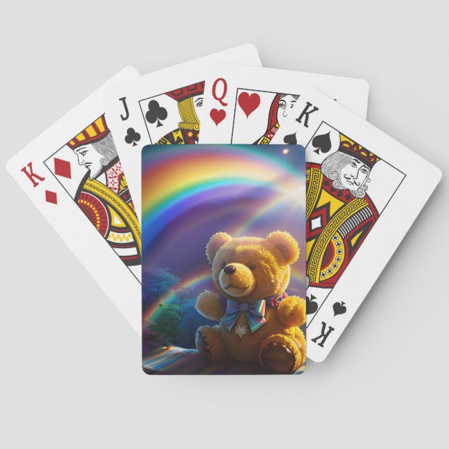 Baraja De Cartas Sunshine Rainbow Teddy Bear Wonderland (Reverso)