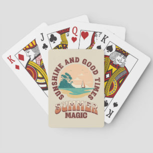 Baraja De Cartas Sunshine y buenos tiempos - magia de verano