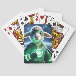 Baraja De Cartas Súper Cordero Verde Aburrido