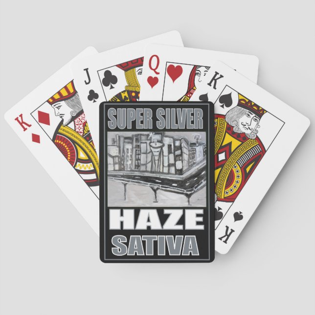 BARAJA DE CARTAS SUPER NIEBLA PLATA SATIVA (Reverso)