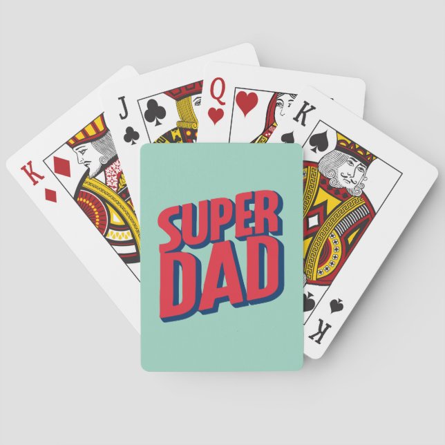 Baraja De Cartas Superdad (Reverso)