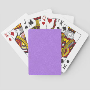 Baraja De Cartas Superficie morada texturizada con patrón de remoli