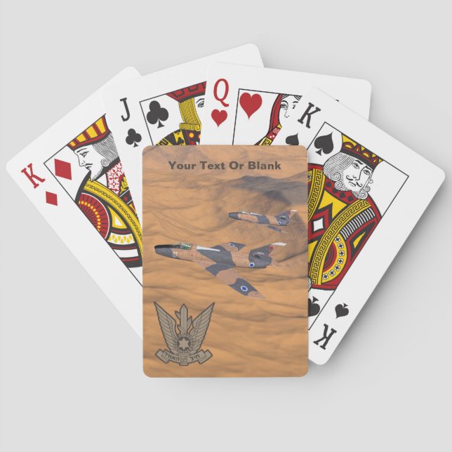 Baraja De Cartas Supermisterios israelíes sobre el desierto (Reverso)