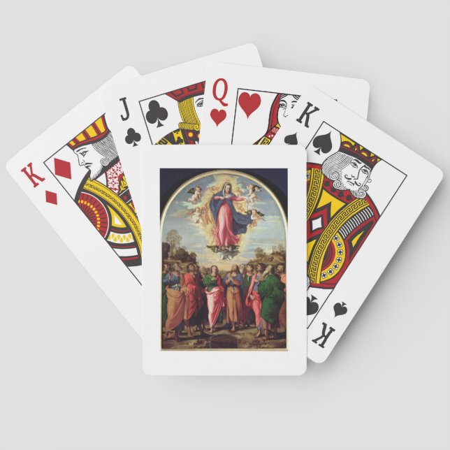 Baraja De Cartas Suposición de la Virgen (Reverso)