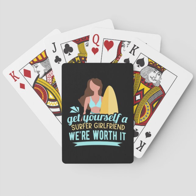 Baraja De Cartas Surfer Girlfriend (Reverso)