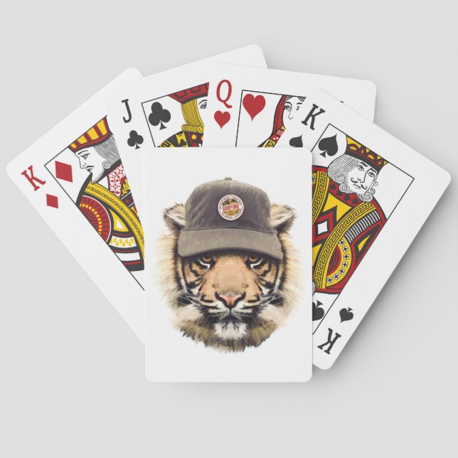 Baraja De Cartas Surfing Tiger (Reverso)