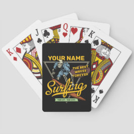 Baraja De Cartas Surfista de Waves de Surf Personalizado