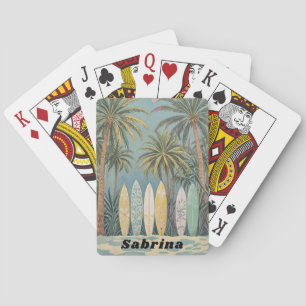 Baraja De Cartas Surf's Up, Pastel Style personalizado