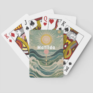 Baraja De Cartas Surge solar personalizado