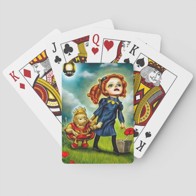 Baraja De Cartas Surrealismo pop Little Dorothy (Reverso)