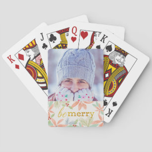 Baraja De Cartas Sus Navidades fotográficos diseñan tarjetas de rep