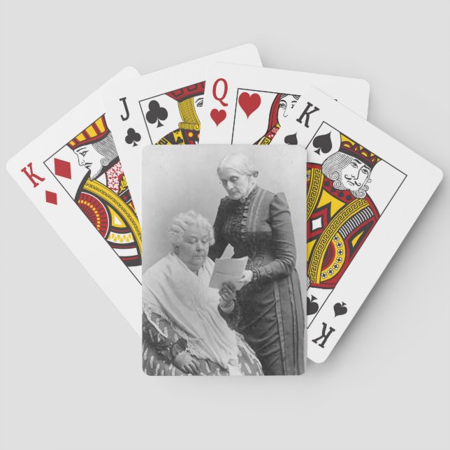 Baraja De Cartas Susan B Anthony y Elizabeth Cady Stanton (Reverso)