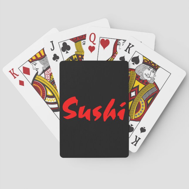Baraja De Cartas Sushi (Reverso)