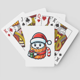 Baraja De Cartas Sushi navidad - Diseño de Personalizado de comida 