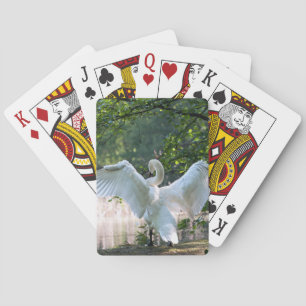 Baraja De Cartas Swan con alas extendidas