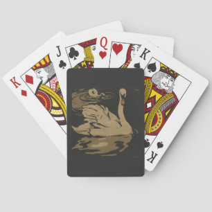Baraja De Cartas Swan - Ilustracion cuadrado de animales