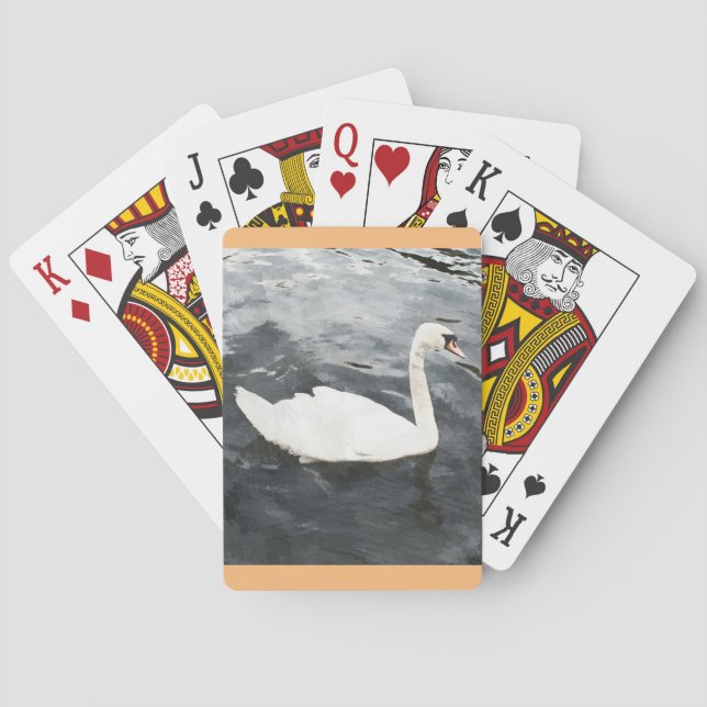 Baraja De Cartas Swan impresionista (Reverso)
