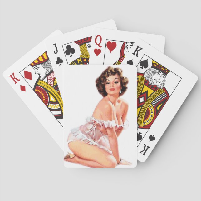 Baraja De Cartas Sweet Heart Pin Up (Reverso)