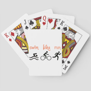 Baraja De Cartas Swim Bike Run