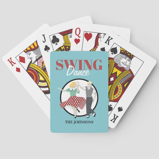 Baraja De Cartas Swing Dance (Reverso)