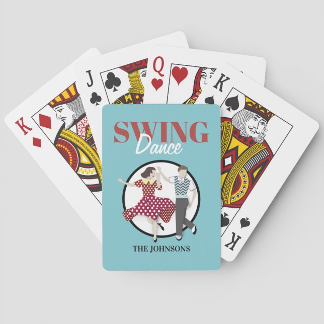 Baraja De Cartas Swing Dance (Reverso)