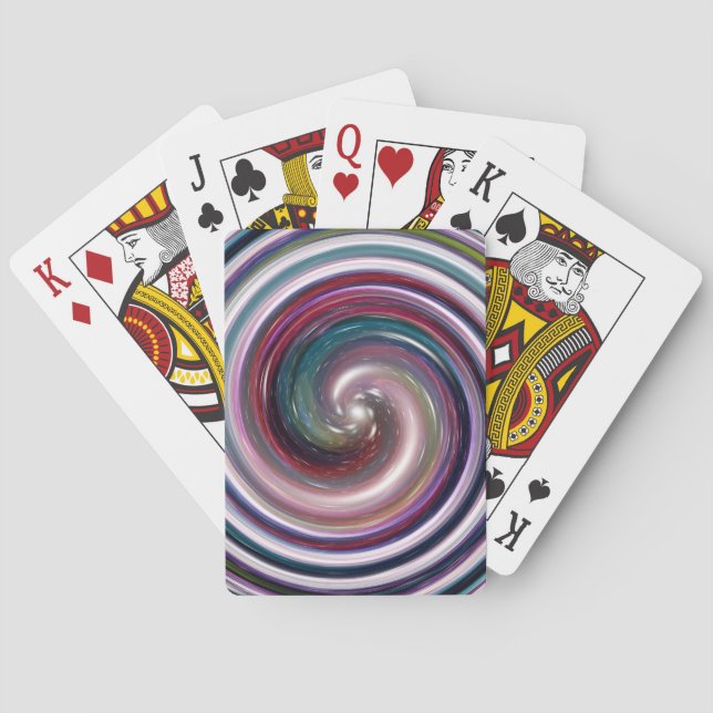 Baraja De Cartas Swirl Galaxy y Orion Nebula (Reverso)