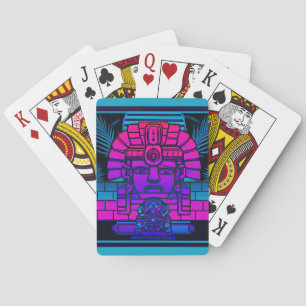 Baraja De Cartas Synthwave Pharaoh