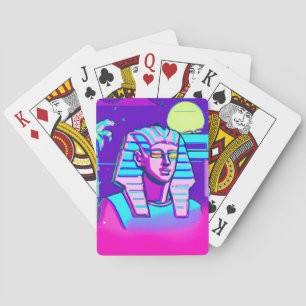 Baraja De Cartas Synthwave Pharaoh