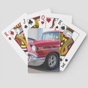 BARAJA DE CARTAS TABLA DE AIRE DE CHEVY BEL DE 1957 DE TARJETAS DE