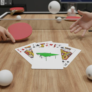 Baraja De Cartas Tabla de ping-pong