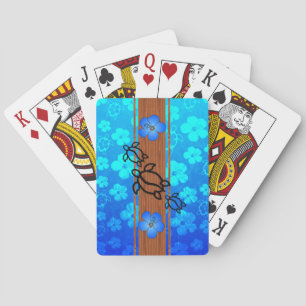 Baraja De Cartas Tabla hawaiana retra de Honu