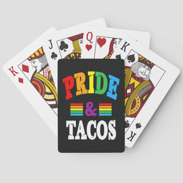 Baraja De Cartas Tacos Orgullo Lgbt (Reverso)