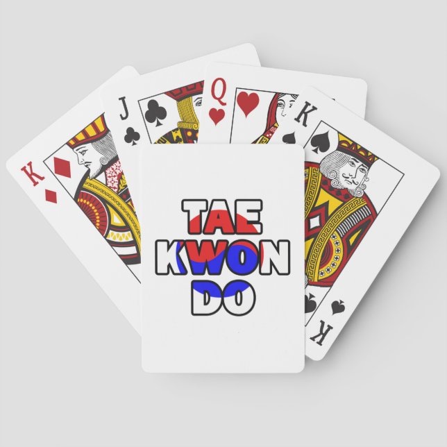 Baraja De Cartas Taekwondo (Reverso)