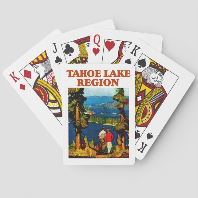 Baraja De Cartas Tahoe Lake Region (Reverso)