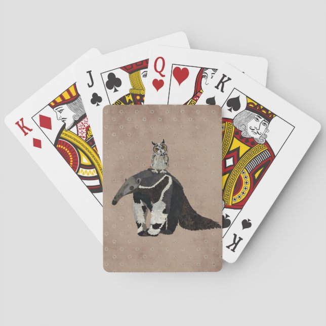 BARAJA DE CARTAS TAMANUA & BÚHO RAYADO (Reverso)
