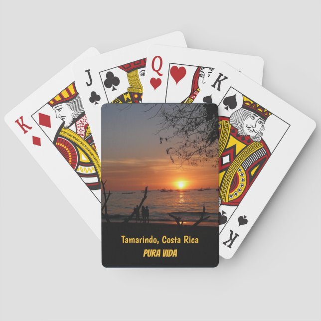 Baraja De Cartas Tamarindo Sunset (Reverso)