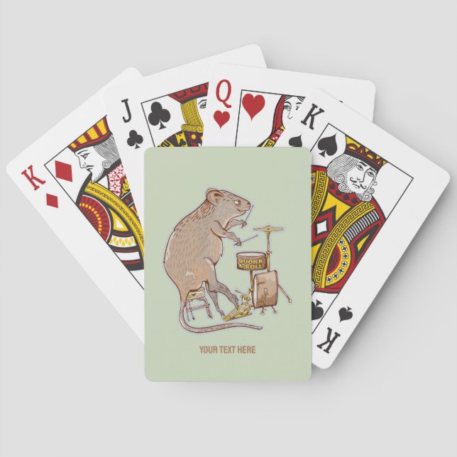 Baraja De Cartas Tambores de Quokka (Reverso)