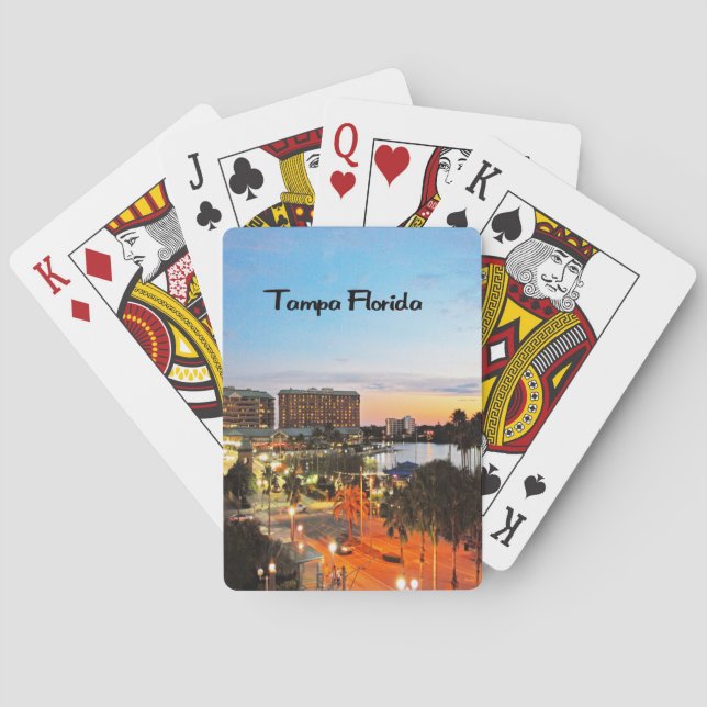 Baraja De Cartas Tampa Florida (Reverso)