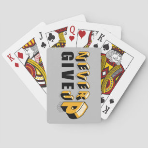 Baraja De Cartas Tan Verdadero, Nunca Renunciar, 3 Dimensional