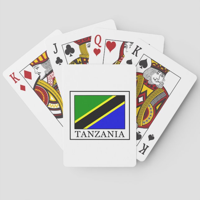 Baraja De Cartas Tanzania (Reverso)
